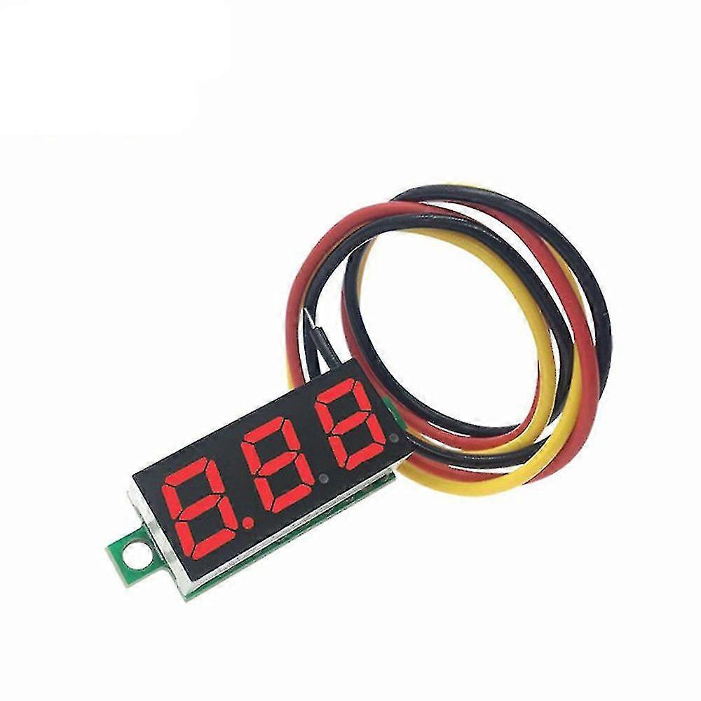 Voltmeter Dc 0v-100v Digital Led 0.28 Inch Voltage Meter Power Volt T