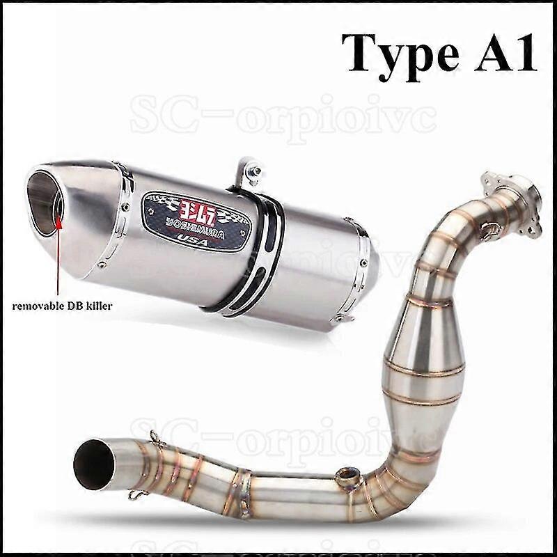 Slip-on For Bmw G310gs G310r Motorcycle Exhaust System Yoshimura R77 Muffler Escape Moto Pipe With Db Killer Catalyst Link Pipe