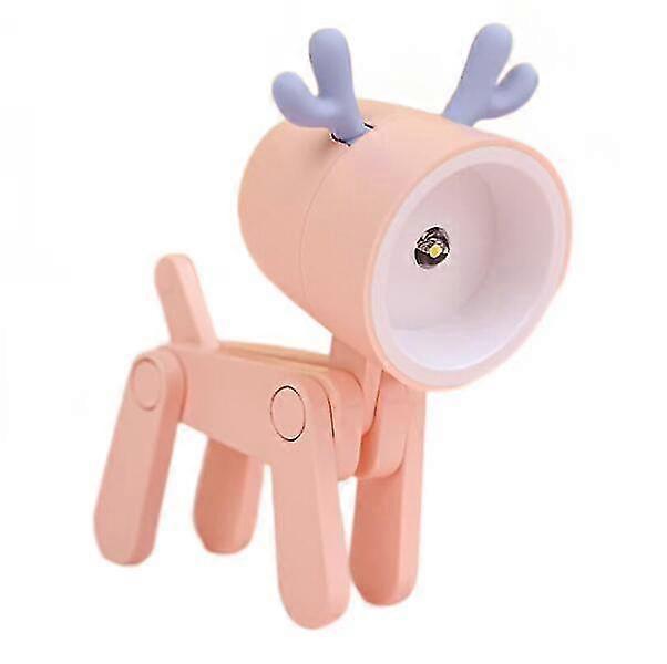 Deer Bedroom Bedside Lamp pink