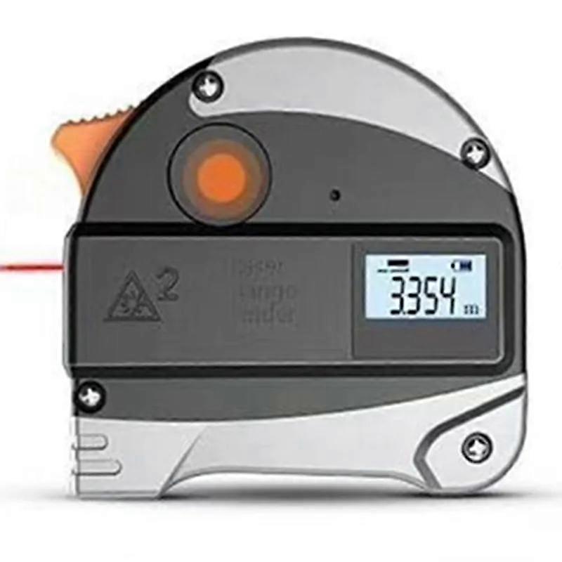 40M Laser Measuring Tape Retractable Digital Electronic Roulette Stainless Tape Measure Multi Angle Measuring Tool
