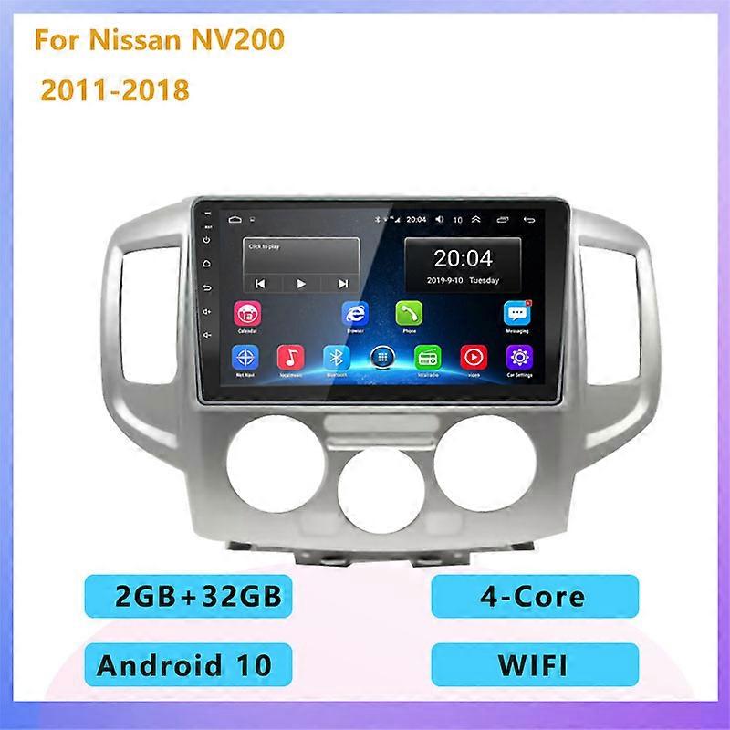 2+32G Android 10 Car Radio Multimedia Player Stereo 2Din Carplay auto No dvd GPS Navigation For Nissan NV200 2011 2012-2018