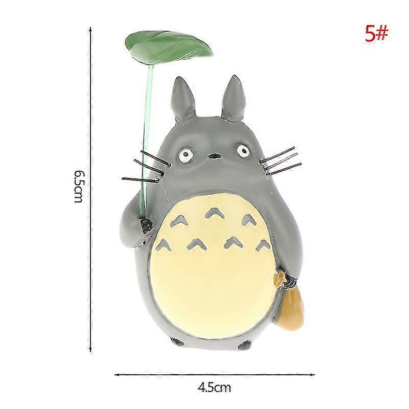 1pc Totoro Figures Model Totoro Girl With Leaf Model My Neighbor Totoro Kid Toy