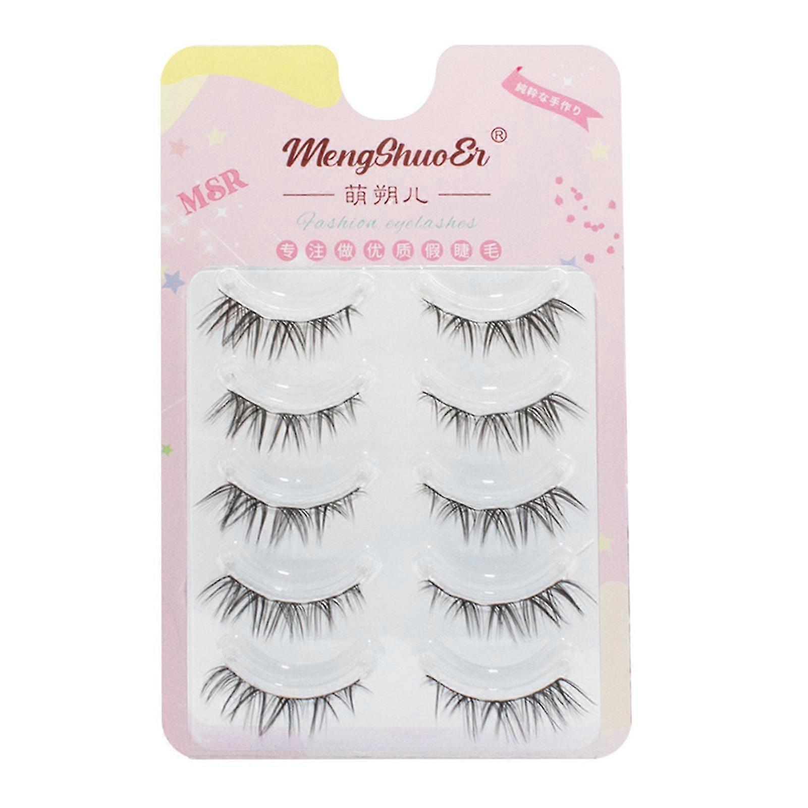 Natural Curling False Eyelashes Thick And Fluffy False Eyelashes For Daily Makeup