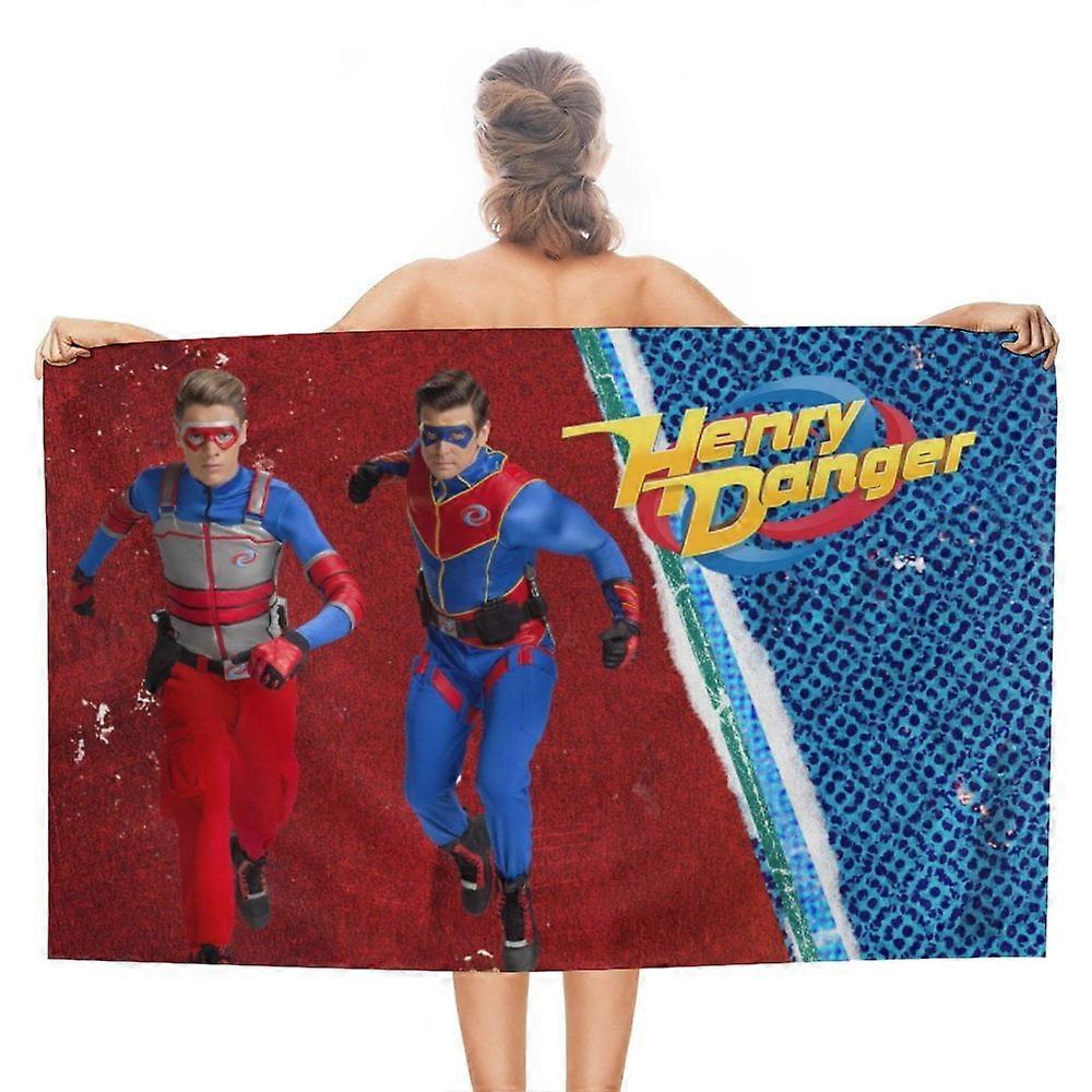 g713Henry Danger toalha de praia Microfibra absorvente macio toalhas de banho de secagem rápida wrzd713