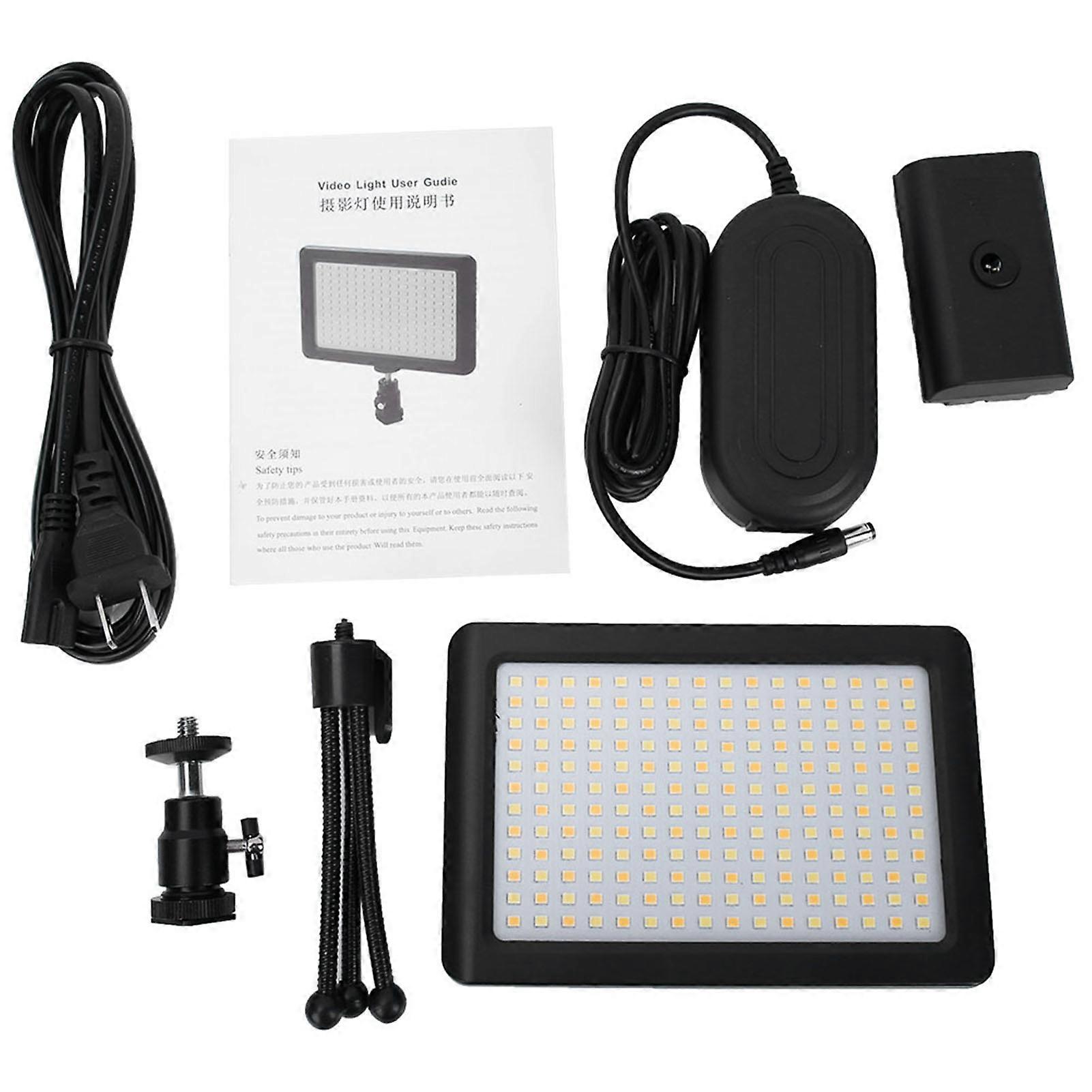 US Plug AC110V-250V LED Photography Shooting Lights Lamp Fill Light Set for DSLR Cameras