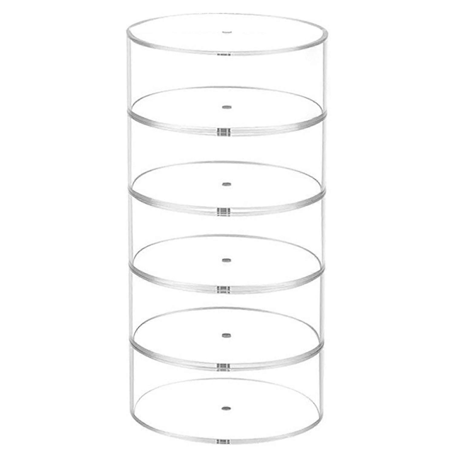 Belt Storage Box Transparent Acrylic Multi-layer Belt Organizer Space-saving Watch Iewelry Storage