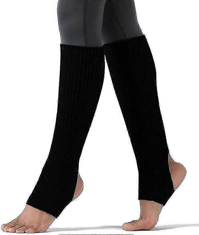 Calentadores de piernas Knit Yoga Pilates Ballet Casual Stirrup Legwarmers