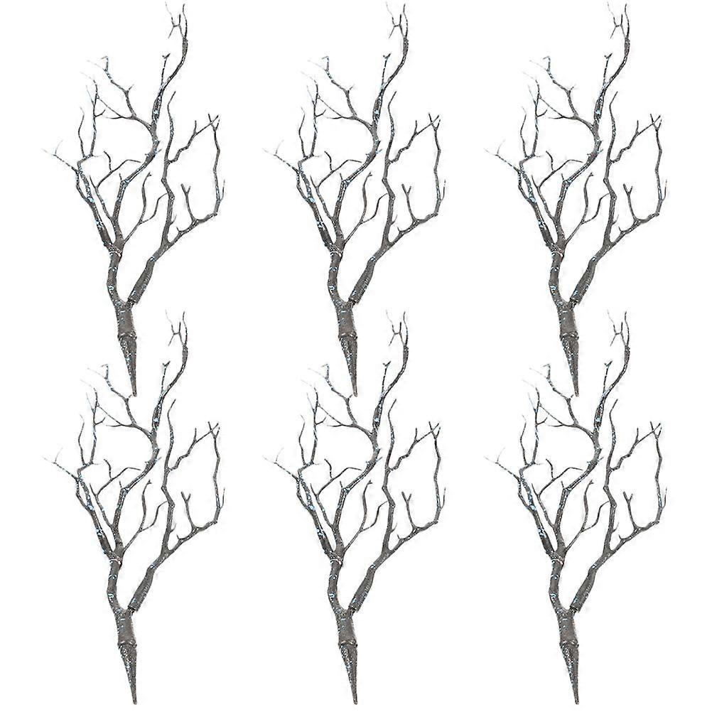 6pcs Artificial Antler Branches Dried Tree Branches DIY Branches for Flower Arrangements