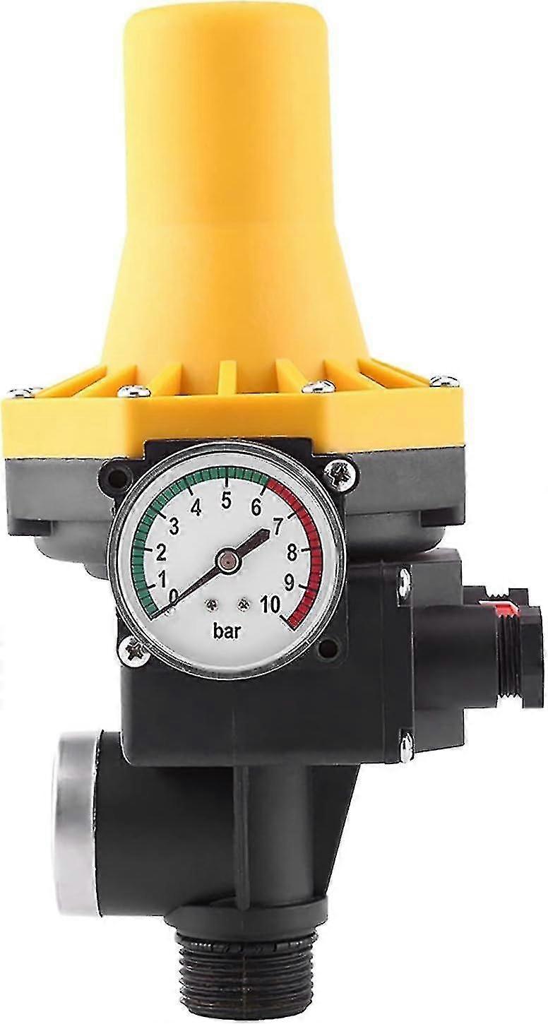 Automatic Water Pump Controller, 220v Electric Control Switch With Pressure Gage For House, Courtyard