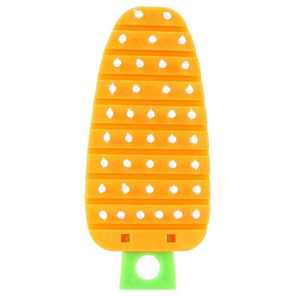 Brush Fruit And Vegetable Cleaning Kitchen Multi Purpose Clean Tool (Orange)