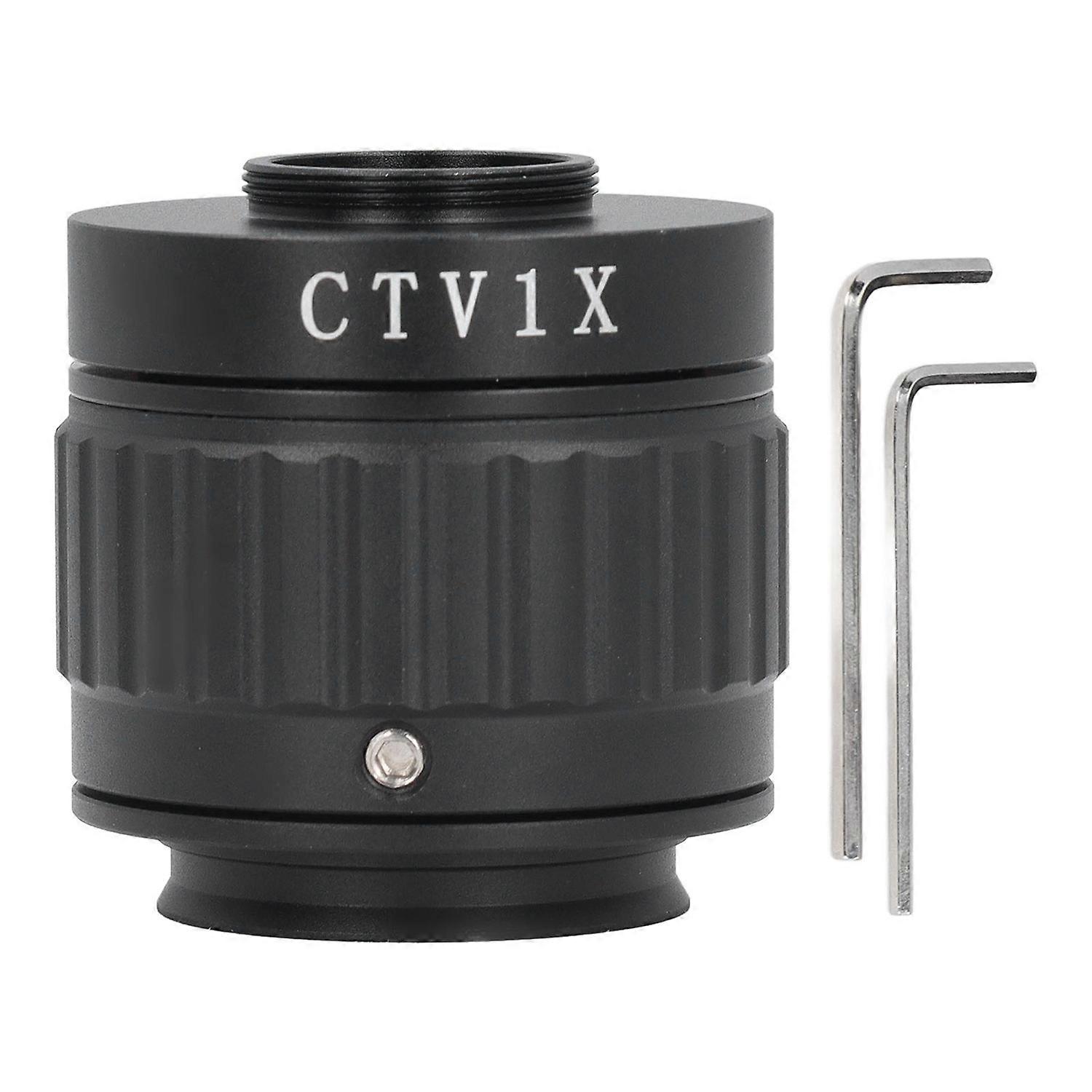 Microscope Camera Mounting Interface Kit 1X Focal Adjustable CTV Installation Port 38mm Mount Lens A