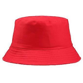 Unisex Bawełniany kapelusz rybacki Solid Color Beach Outdoor Sunshade Hip Hop Basin Cap