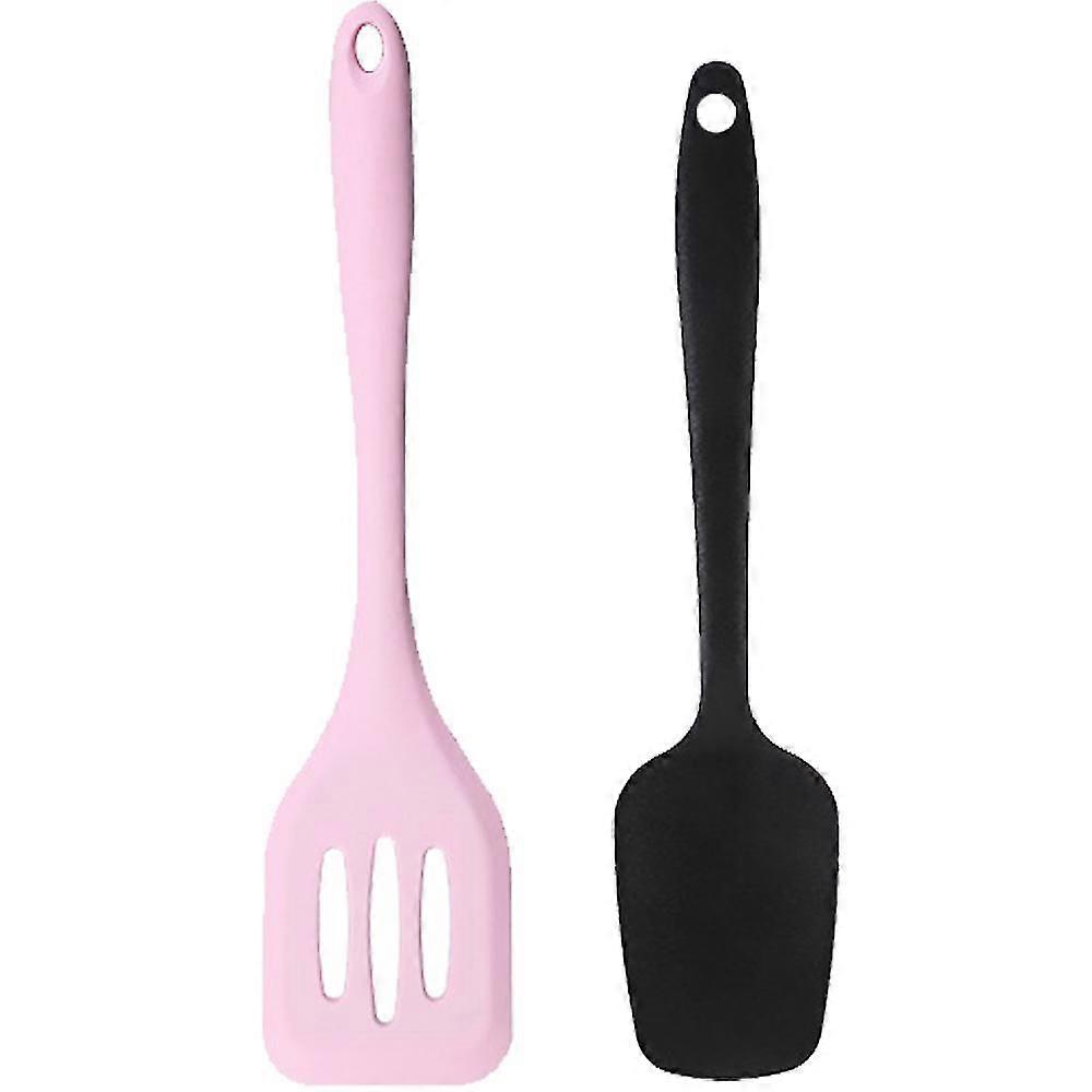 2 Piece Mini Kitchen Utensil Set- Silicone Kitchen Tools With Spatulas