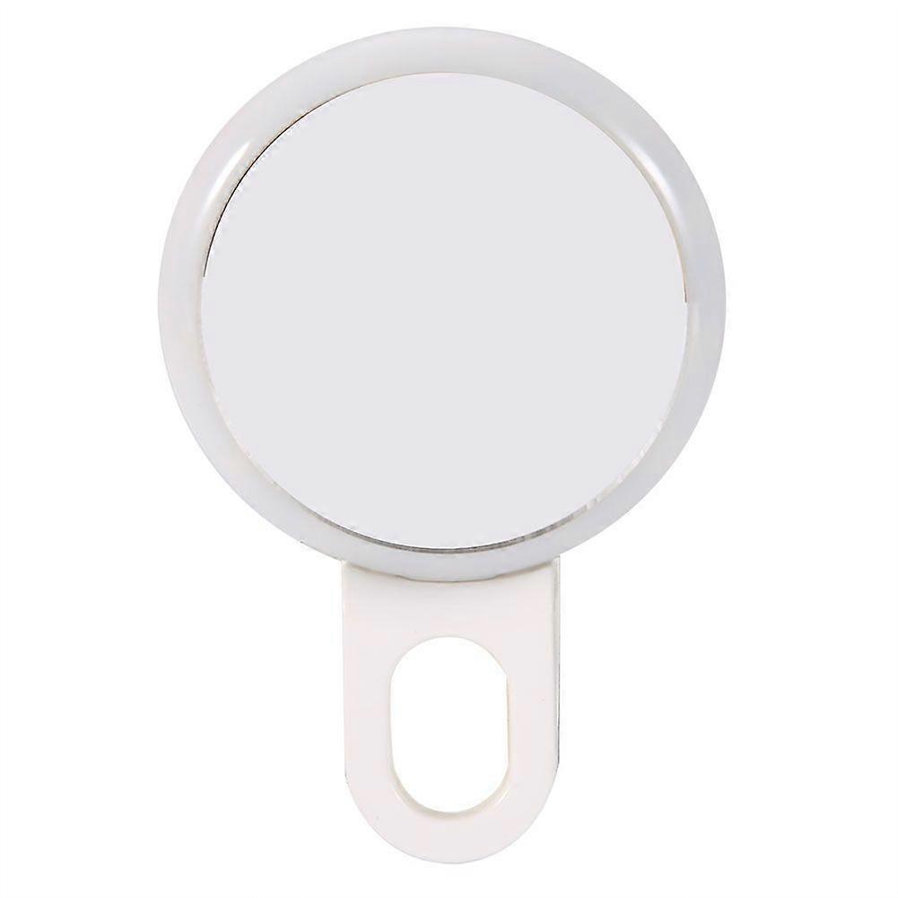 LED Phone Selfie Fill Light Mini Portable Wide Angle Universal Clip with Mirror White