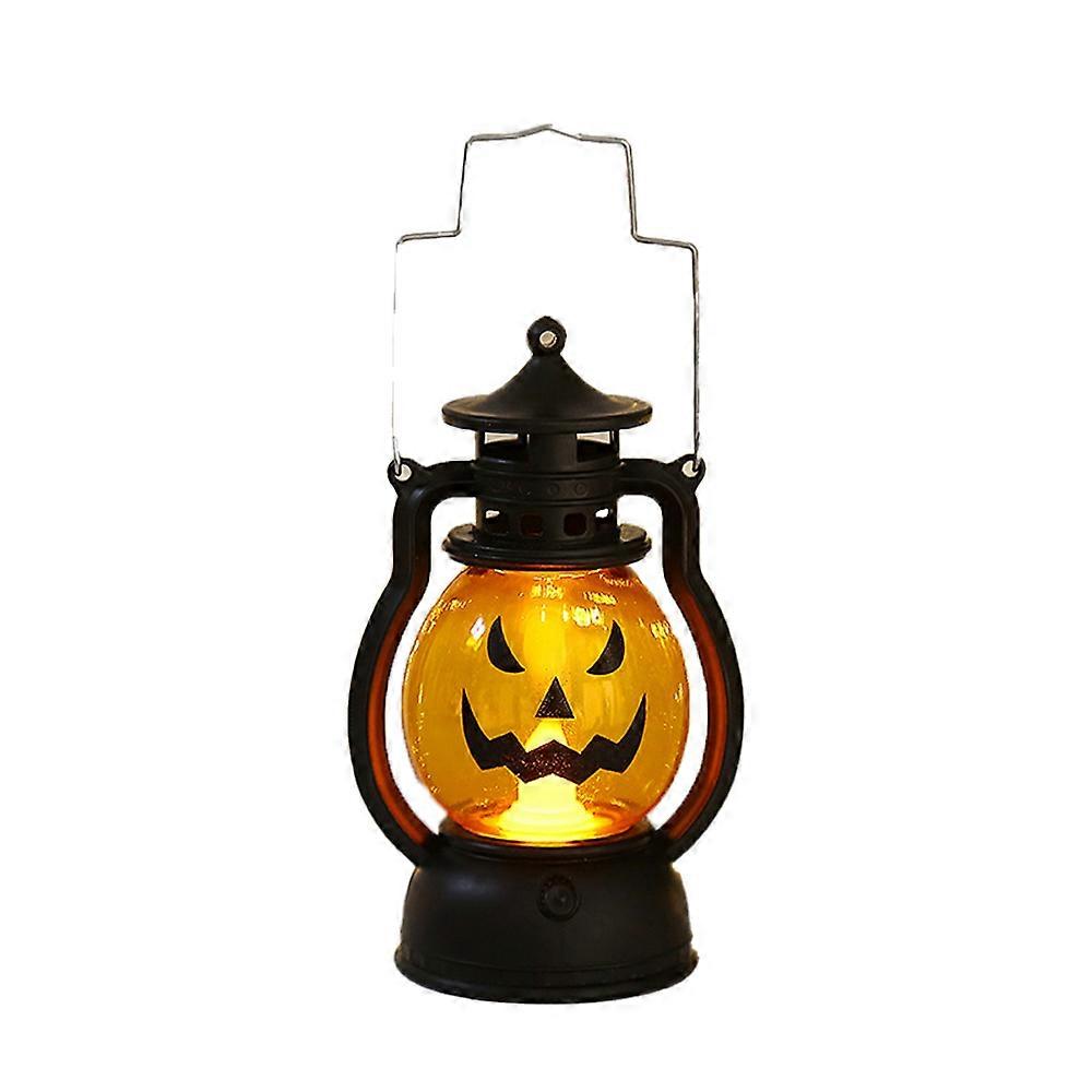 Mini Halloween Pumpkin Lantern with LED