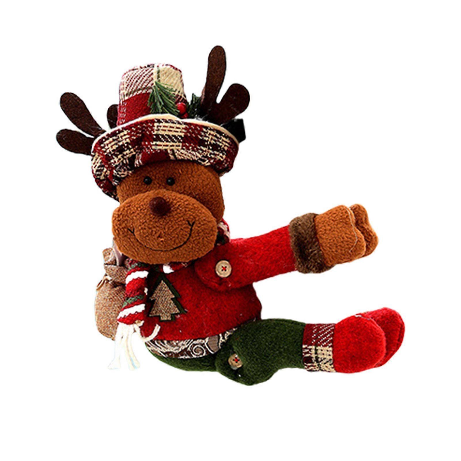 Christmas Window Dressing Holder, Curtain Holdbacks no Tool Installation Durability and Elderly Optimizes Curtain Clip Elk