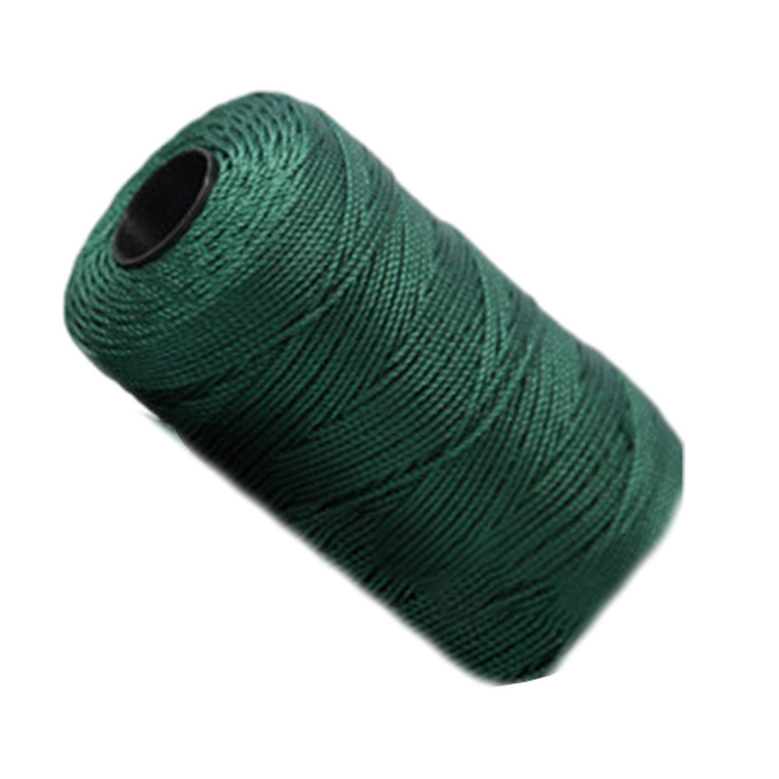 Sewing Twine Twisted Thread String DIY Craft Home Textile Decoration Macrames Cord Rope Ribbon 1.5mm Thick Hand Sewing  32 dark green