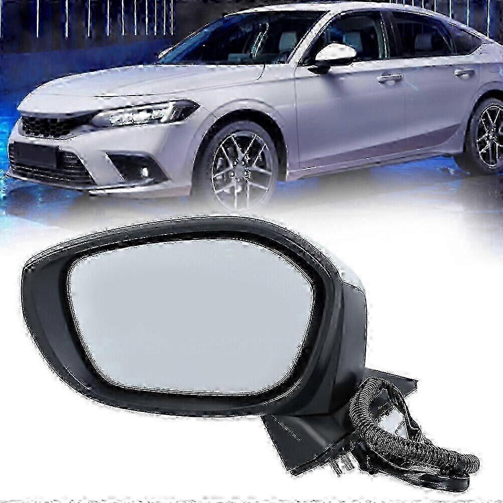 Fantastic Door Mirror For Honda Civic 2022-2023 Left Lh Passenger Side 3-pin Power Glass
