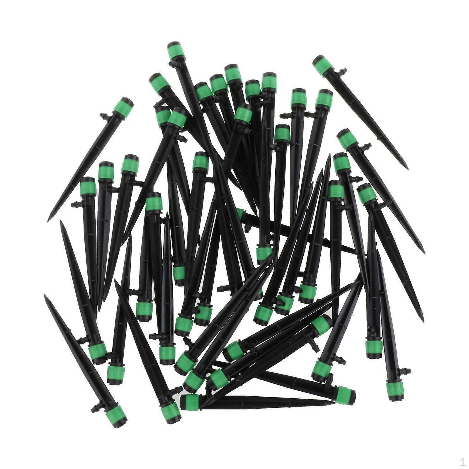 50 Degree Irrigation dripper System Round Watering Sprinkler 4/7mm Tube PE Pipe Drip