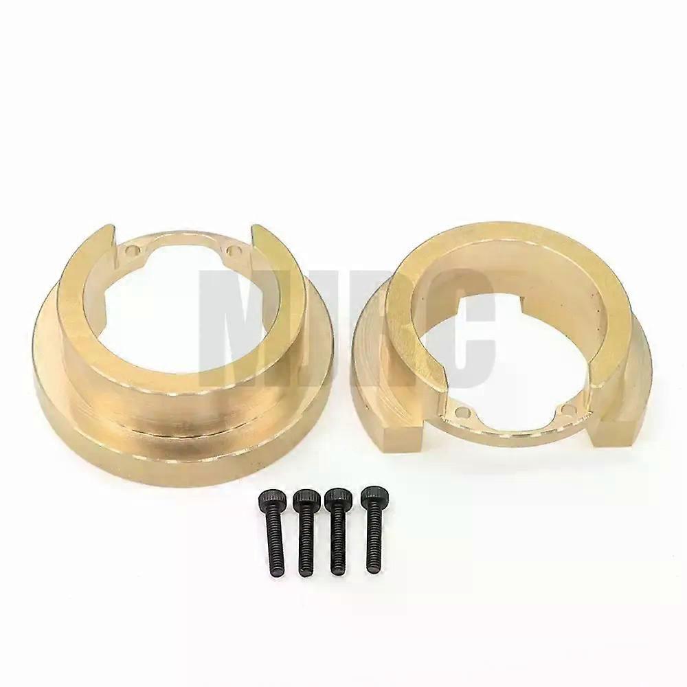 2 pcs. Portal Brass Counterweight Balance Weight For 1:10 RC Track Trax TRX-4 TRX-6