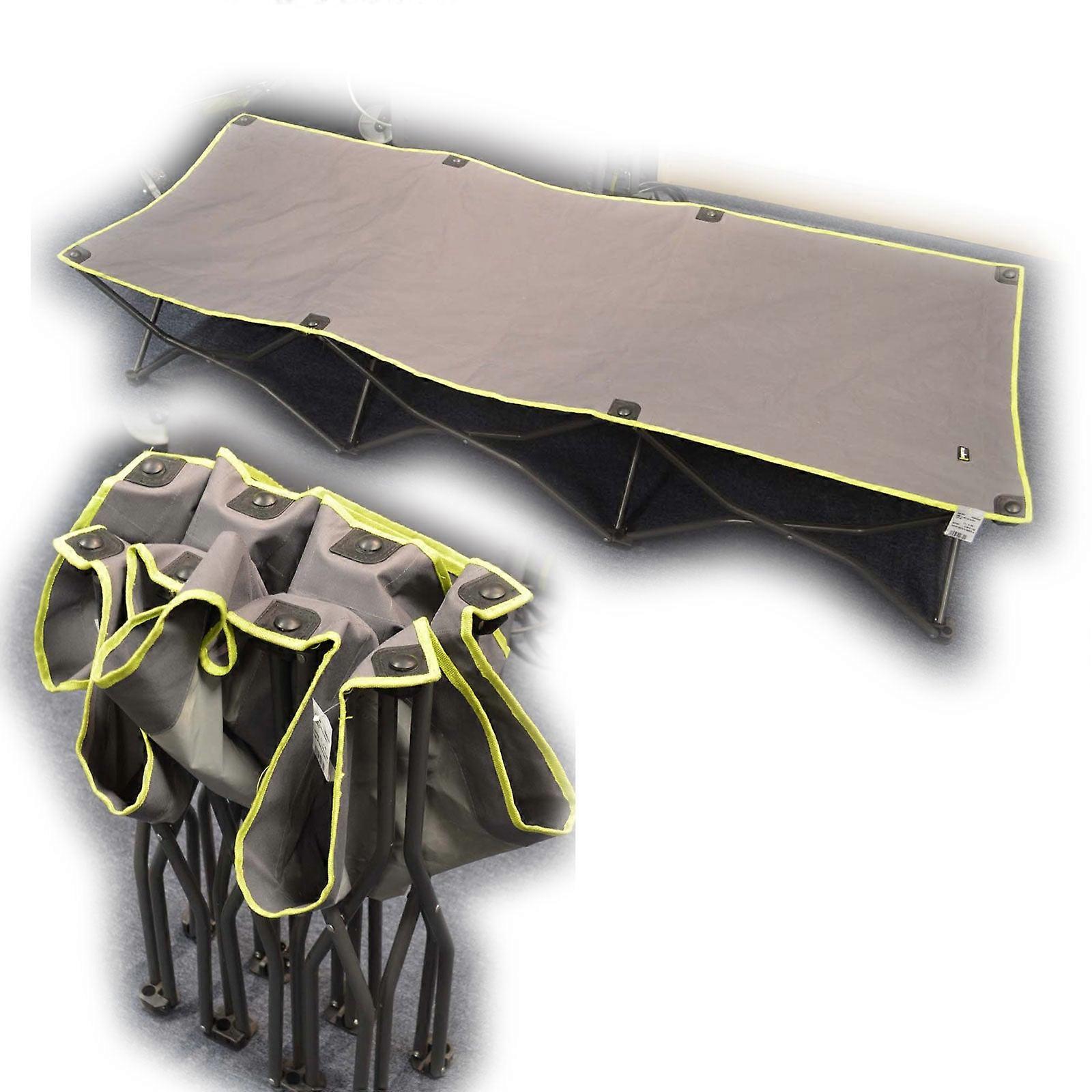 Summit Ultimate Folding Metal Framed Camp Bed With Carry Bag