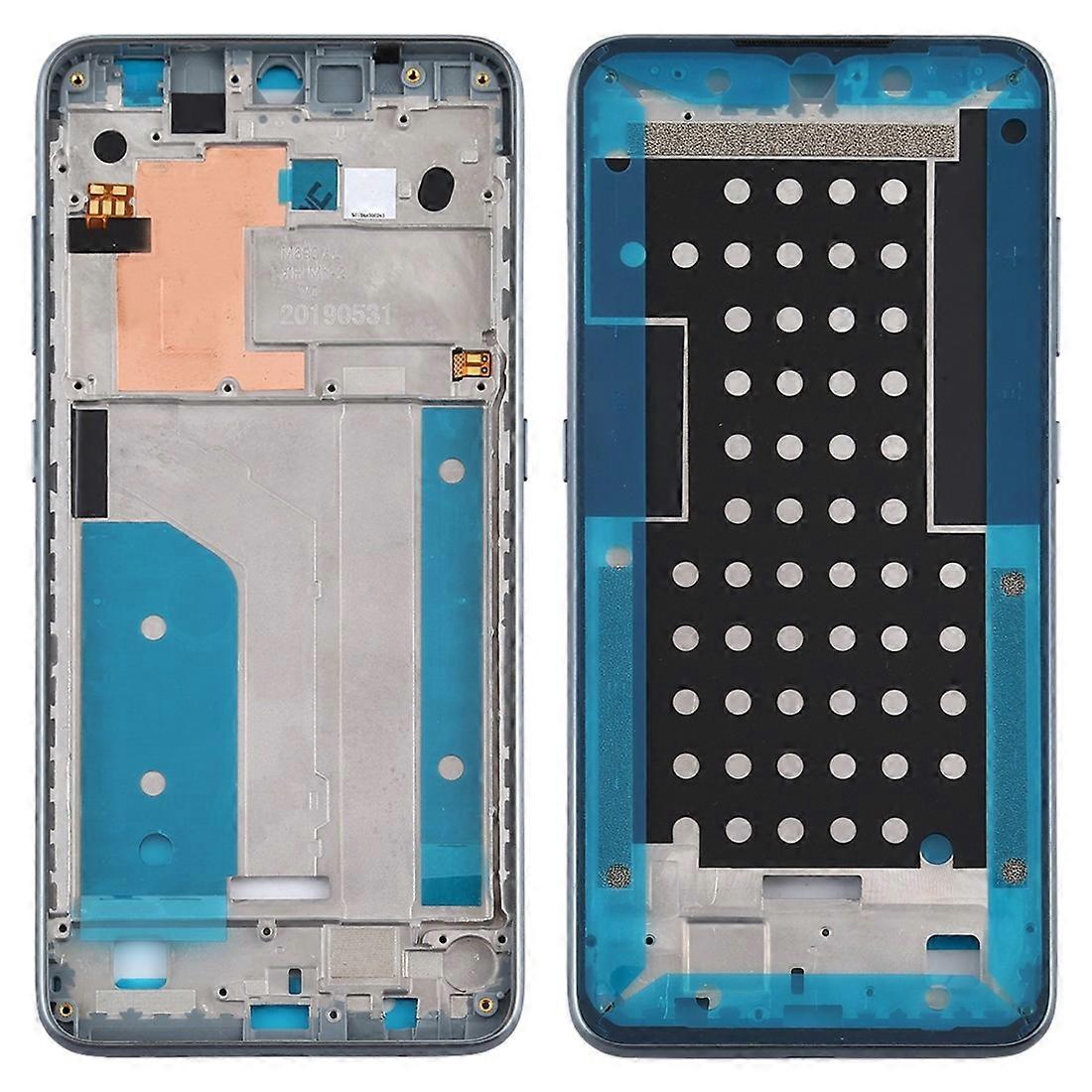 For Nokia 6.2 OEM Middle Plate Frame Spare Part Replacement (without Logo)-Silver