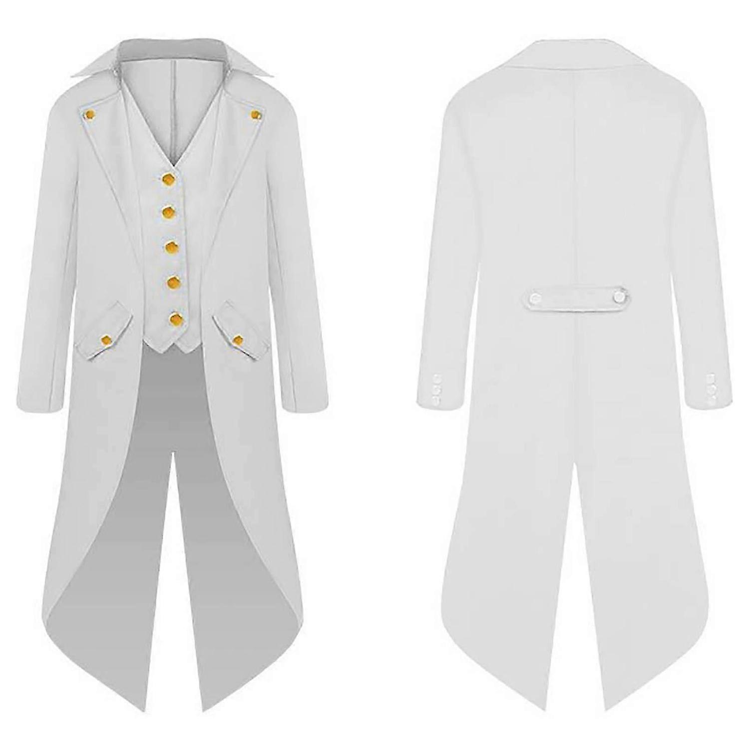 "Halloween Ouder-Kind Kleding Heren Retro Kleding Kinderen Mid-Length Punk Retro Tuxedo"
