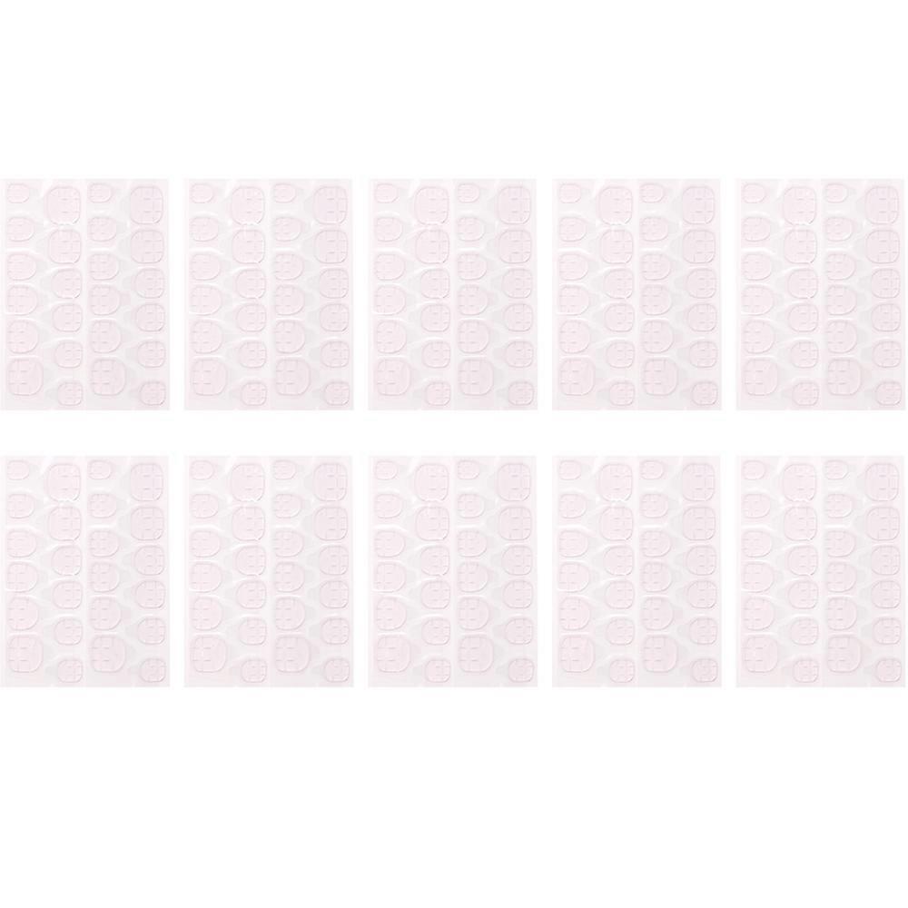 薄い通気性粘着ラベル偽のネイルグルーステッカー超粘着性両面チップ(ゼリージェル)アクリルフェイクネイルマニキュアテープに柔軟