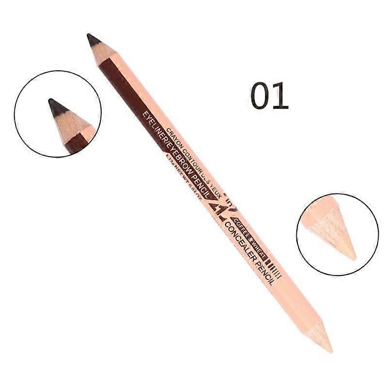 Multiple Function Double Ended Eyeliner Pencil Easy To Color Concealer Cover Dark Circle