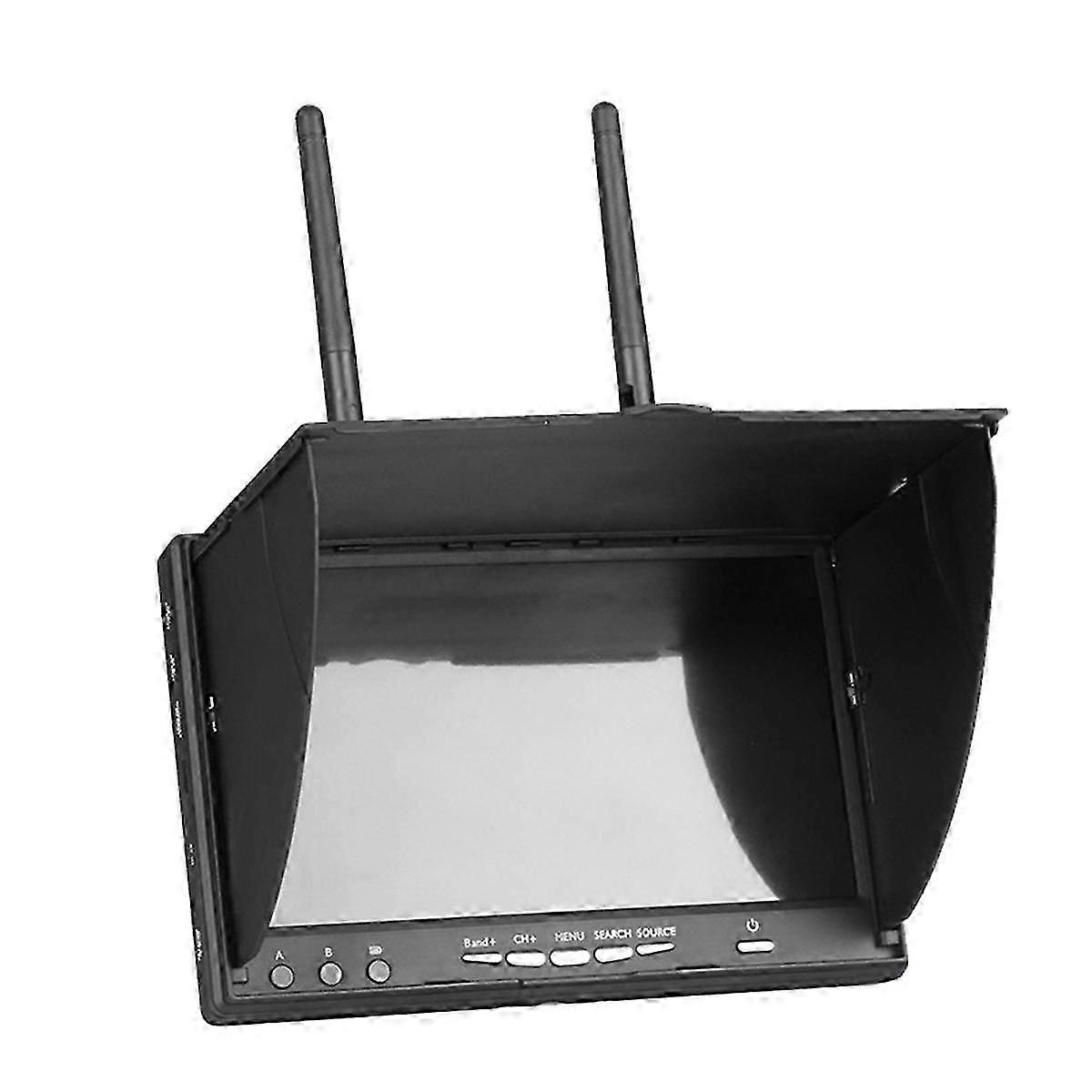 צג 5.8 גרם fpv dvr מסך LCD 7 אינץ '800x480 40ch LCD5802D מובנה מקלט כפול עבור RC FPV DronNEW