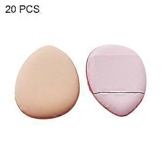20 PCS Pink Purple Mini Leather Wet and Dry Makeup Finger Puff