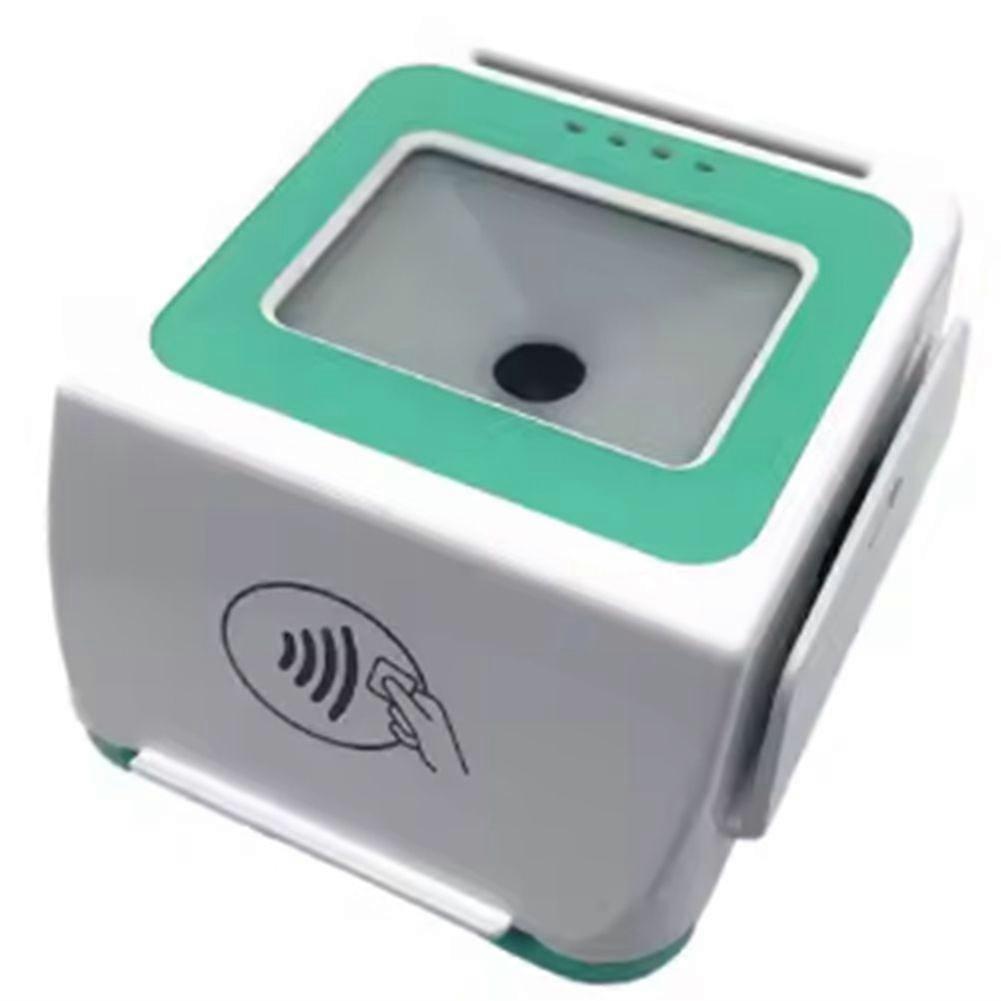 F600 Cassiere Sistema POS 1D 2D QR Code Scanner di codici a barre NFC RFID Lettore di smart card