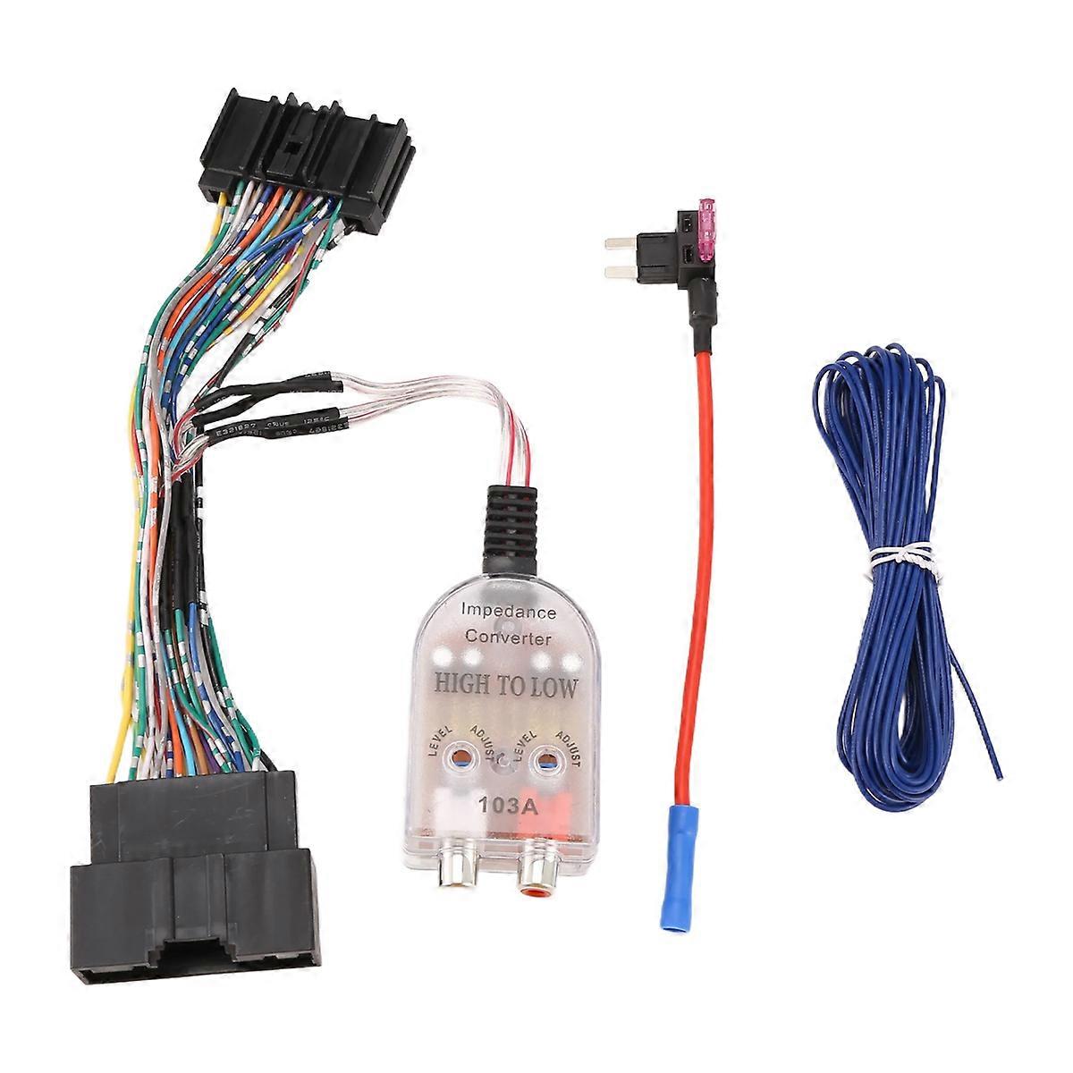 For 2011-2018 Factory Radio Add a Subwoofer Amplifier Adapter Plug and Play Harness