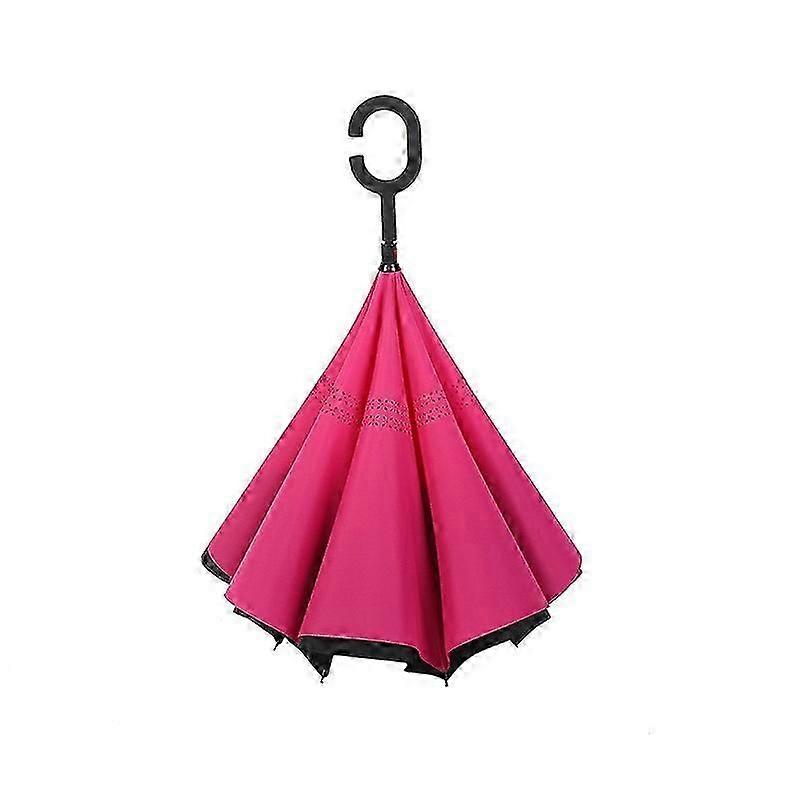 "Men & Women's Inverted Windproof Umbrellas - Automatic Open & Close"