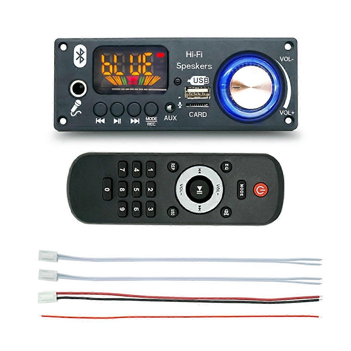 Bluetooth-ljuddekoderförstärkarkort 2x80W 160W