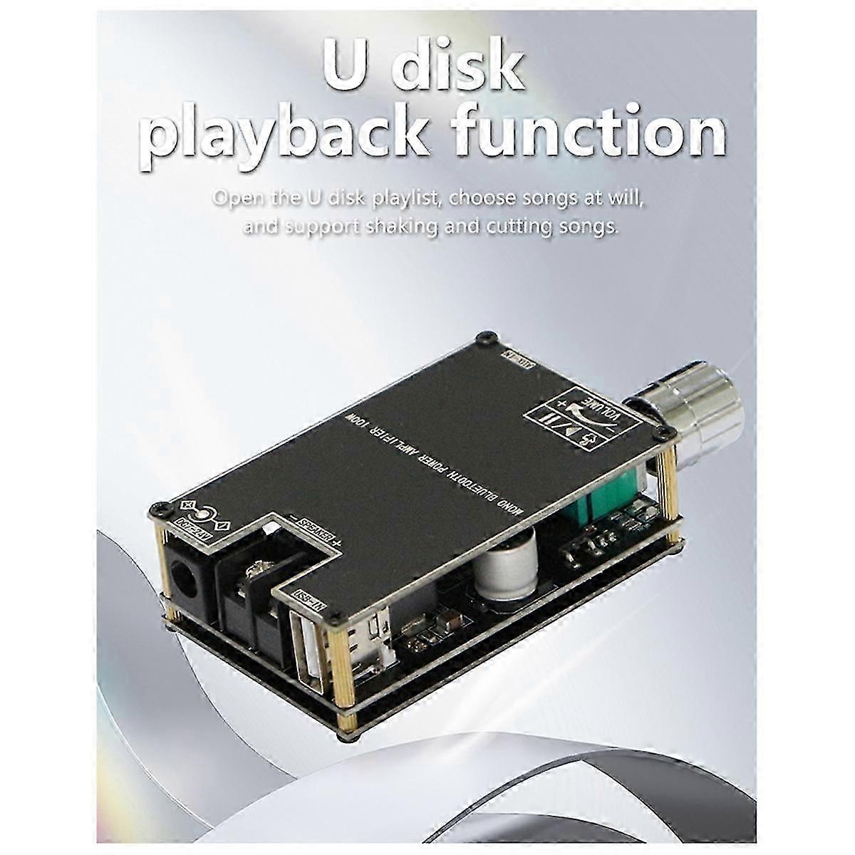 Neu -1001B Mono 100W Bluetooth 5.1 Audio Leistungsverstärker Modul DC7-24V Leistungsverstärker Chip TPA3116 mit TWS