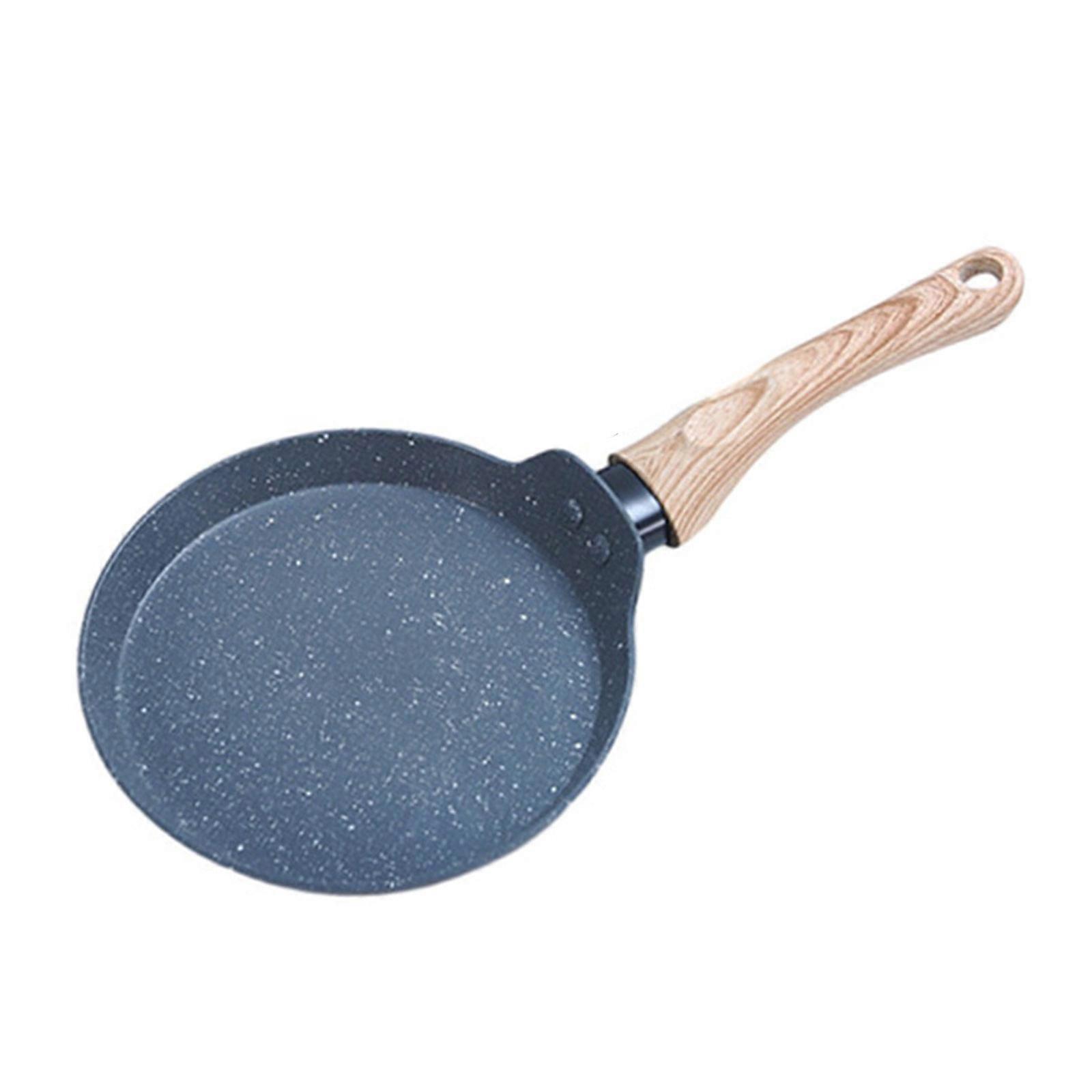 Scratch Resistant Frying Pan with Maifan Stone Coating Cooking Breakfast Maker Nonstick Skillets Kitchen Cooking Tool Gray S