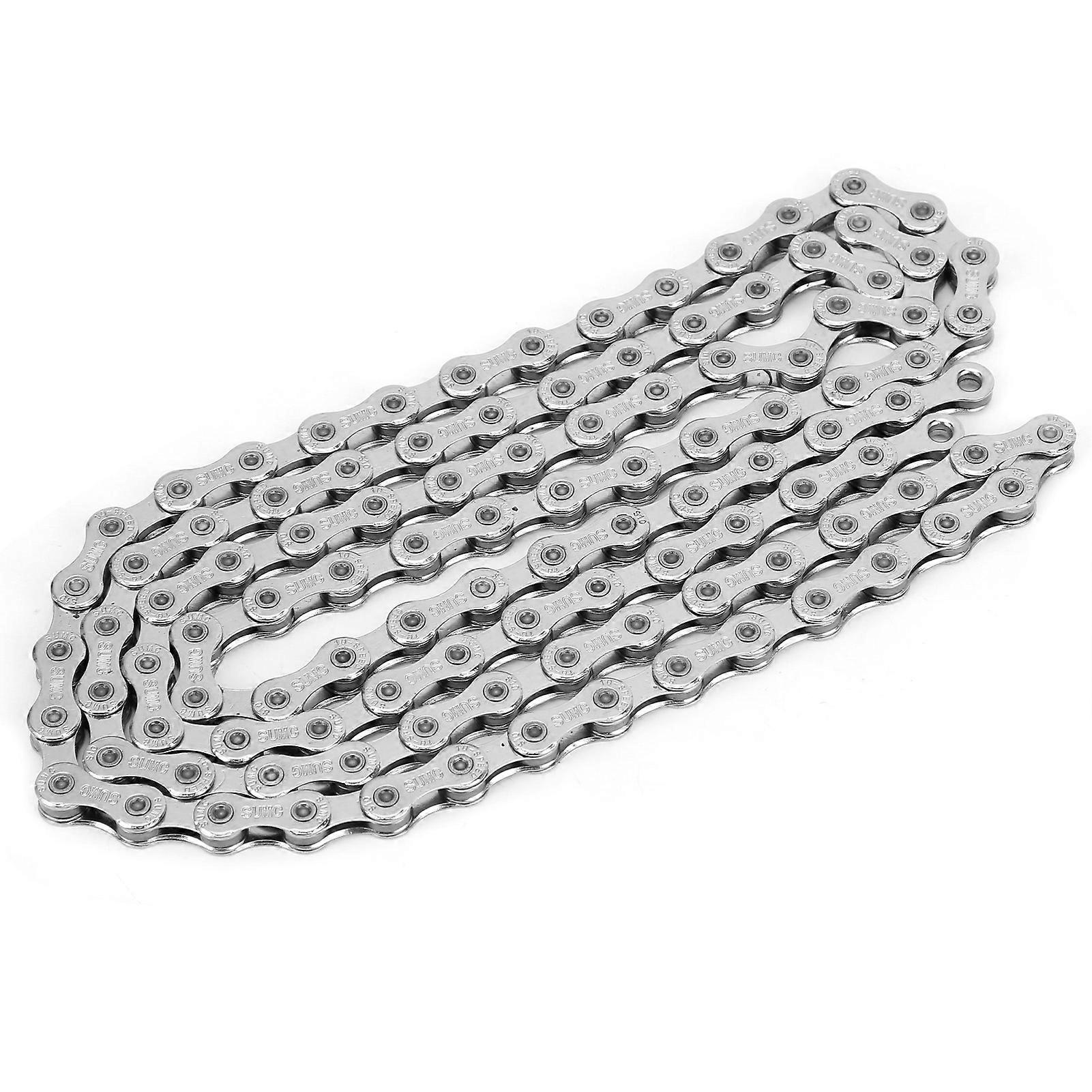 10 Speed Bicycle Chain Reusable Replacement Steel Mountain Road Bicycle Chainfor Mountain Bike Bicycle Accessory