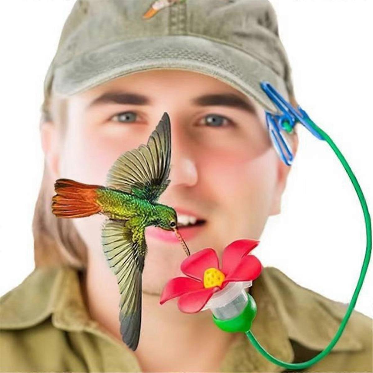  fuglefoderautomat til hat, håndholdte fuglefoderautomater