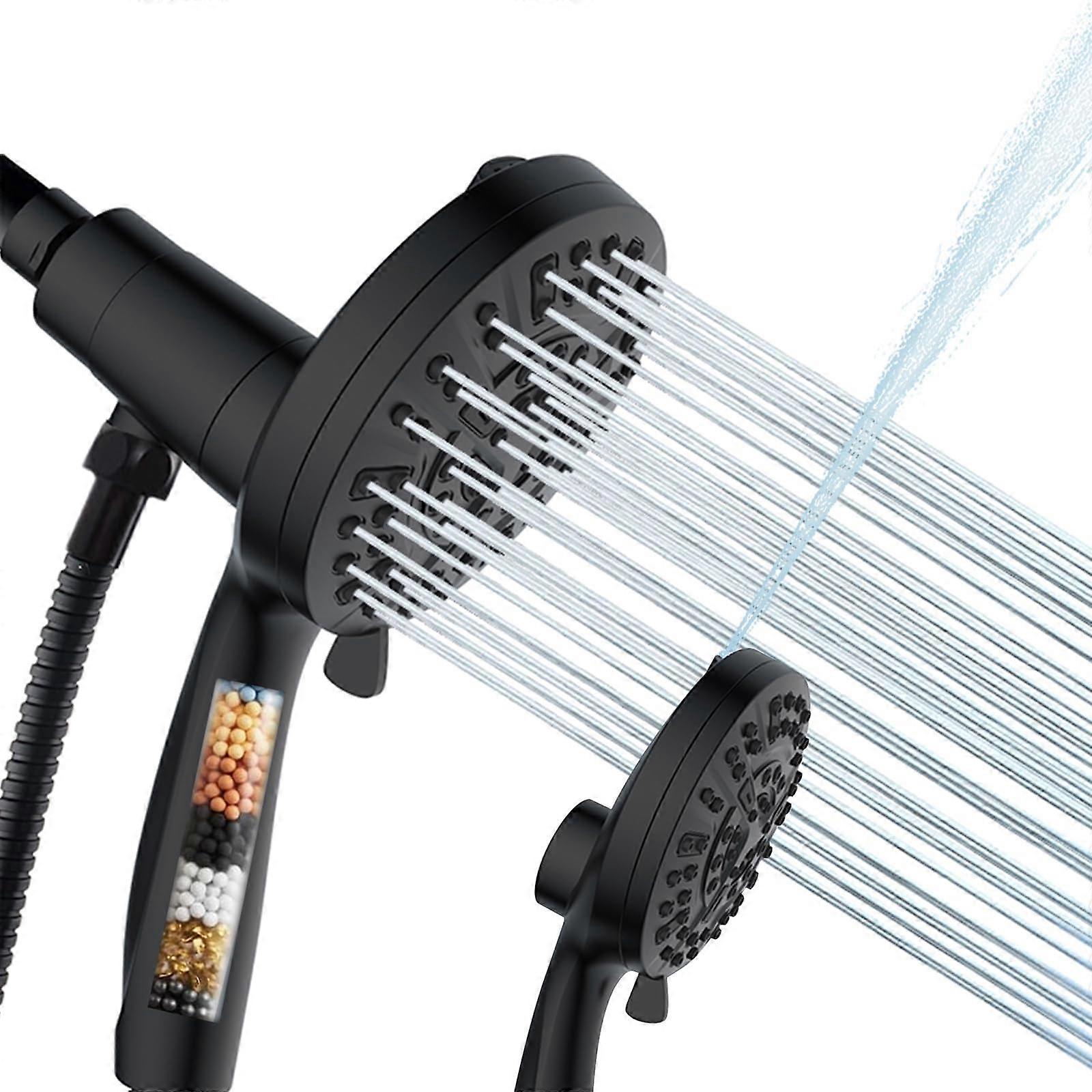 Filtered Shower Head for High Pressure Handheld Shower with Magnetic Connection