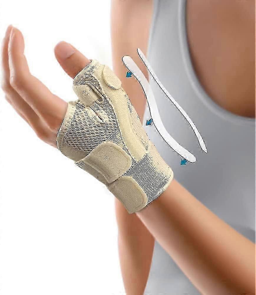 Tutore di supporto per il pollice del polso per uomini e donne, tutore per il pollice completamente regolabile con supporto flessibile per il pollice e la mano Disagio, affaticamento, si adatta a entrambi i Ri