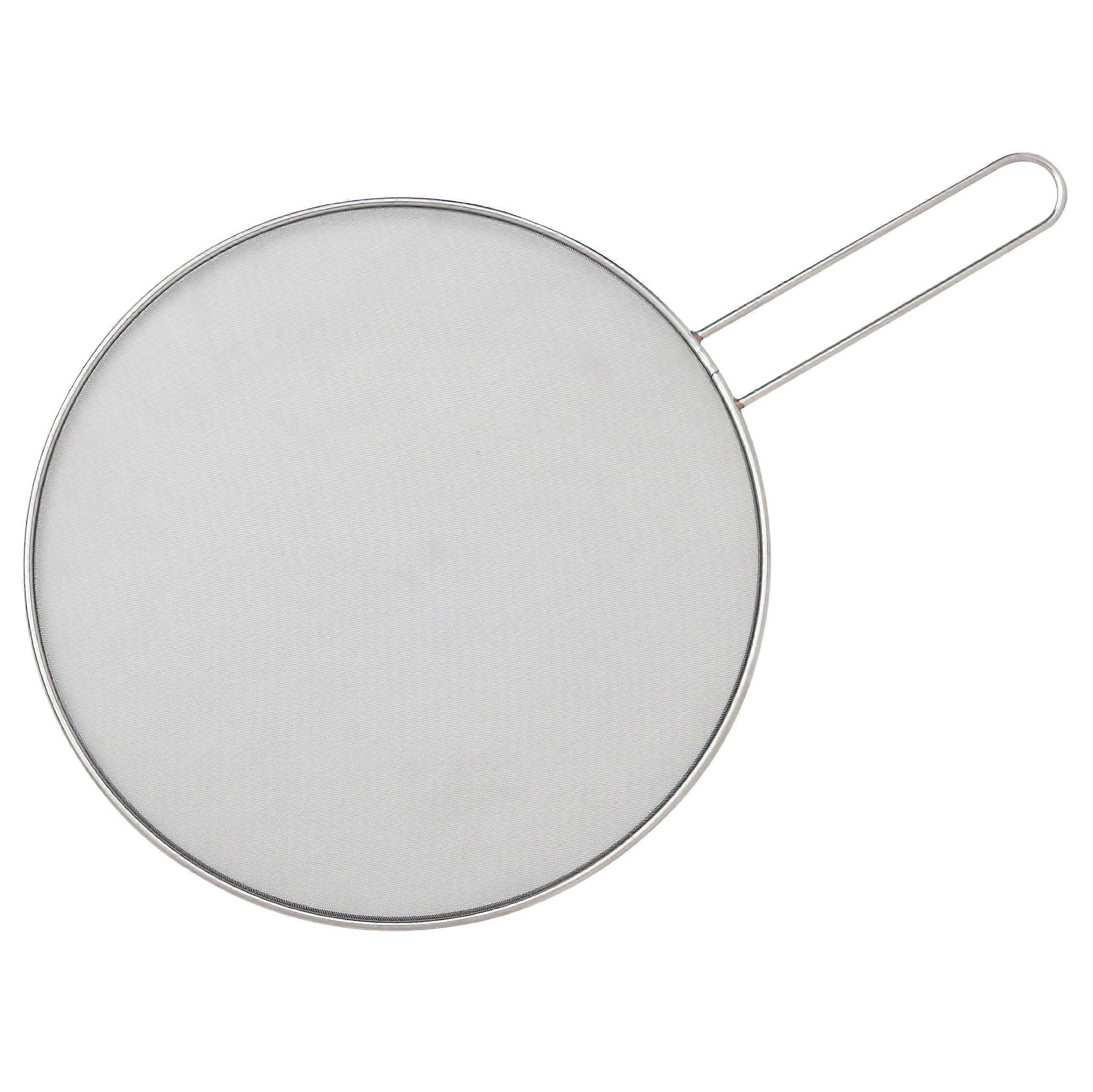 Stainless Steel Splatter Screen 13-Inch with Fine Mesh for Frying, Grilling, and Cooking Protection