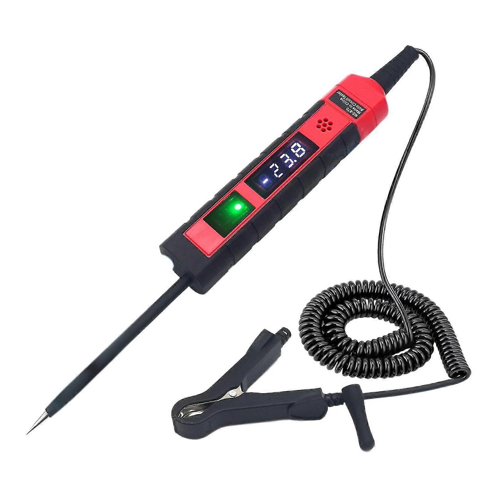 Digital LED Circuit Tester Multifunctional Voltage Test Light with Voltmeter