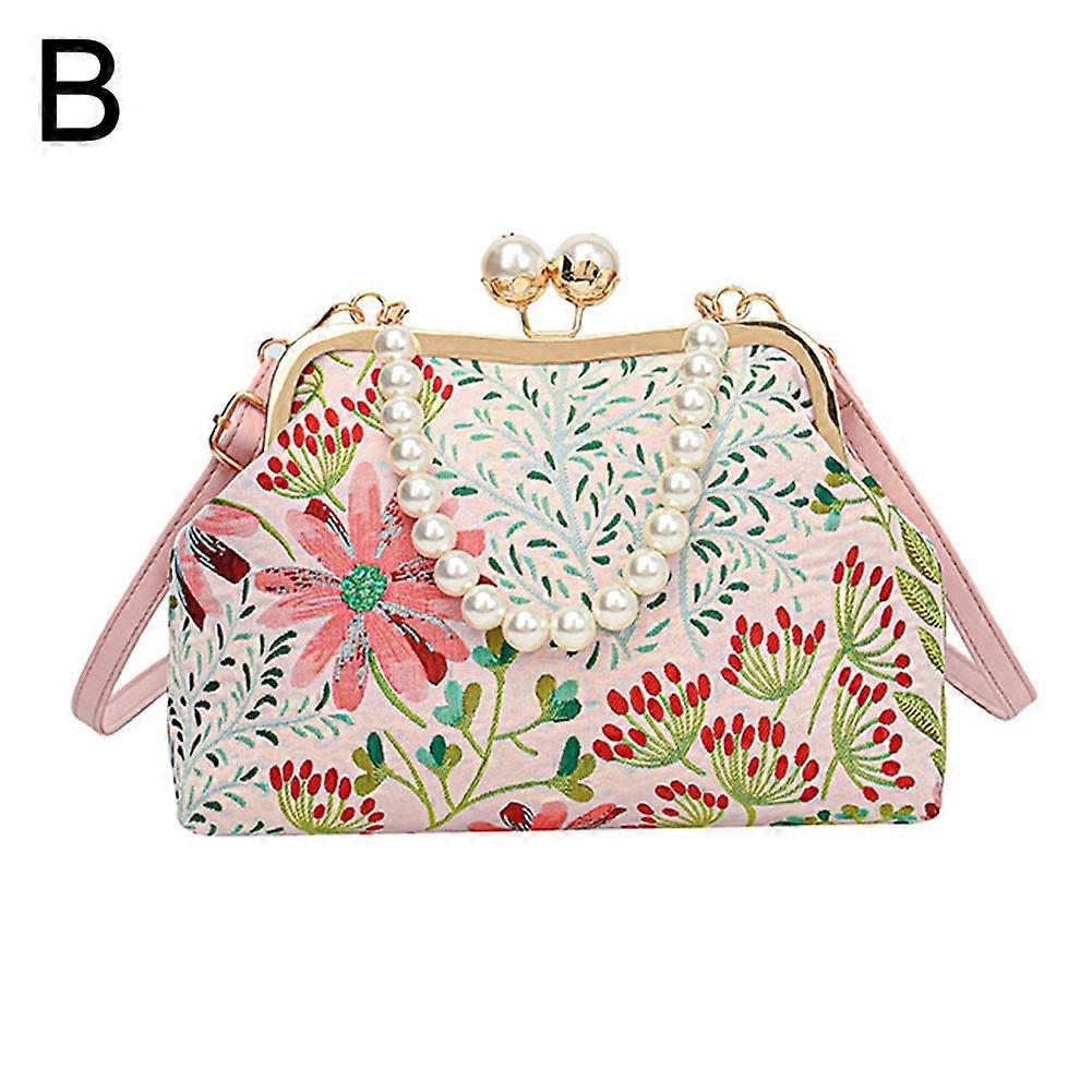 حقيبة قذيفة زهرة الغابة حقيبة كتف على غرار الريف لحقائب اليد