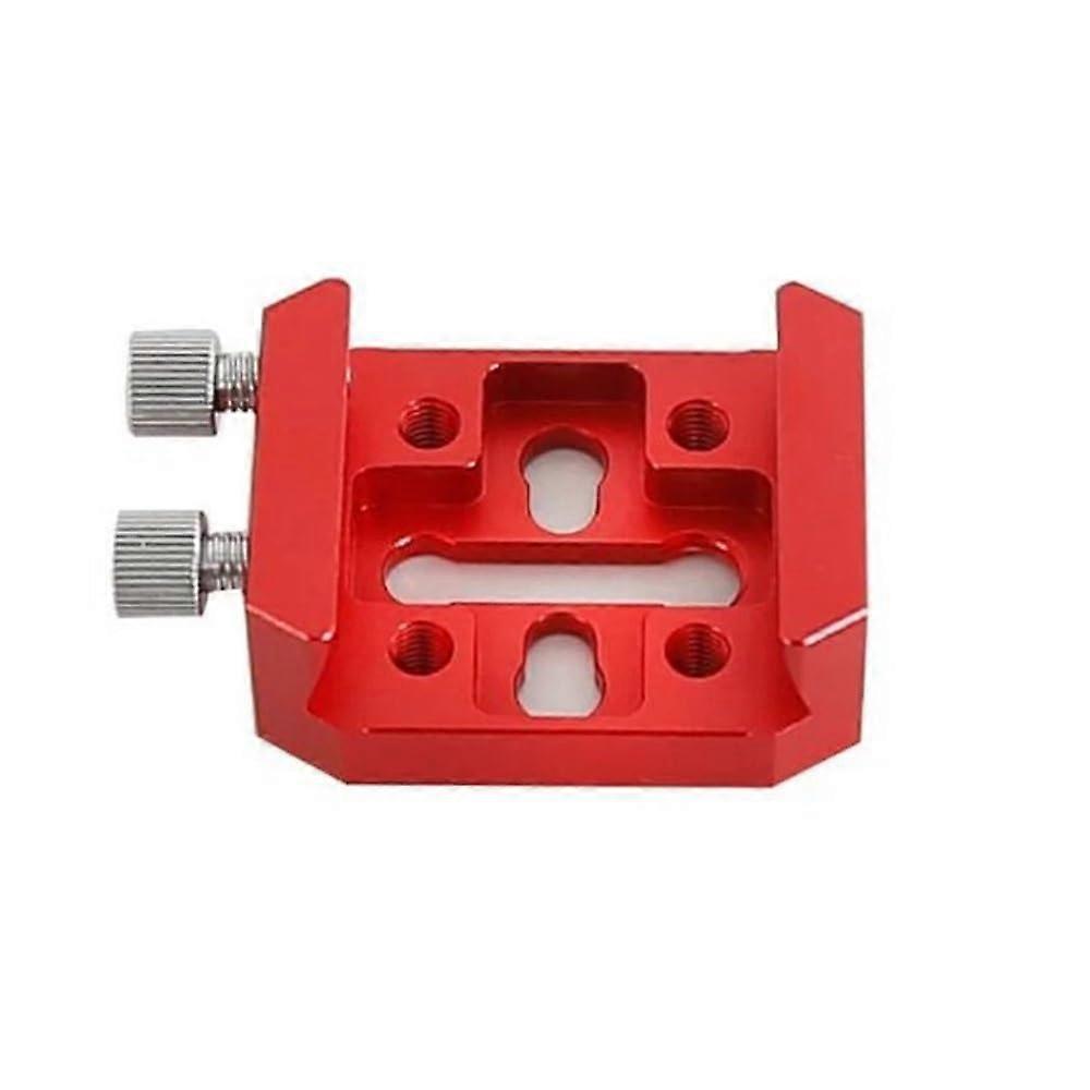 Guide Mirror Plate for Astronomical Telescopes, Red Short and Long Plates with Cross Groove Dovetail Slot Compatibility