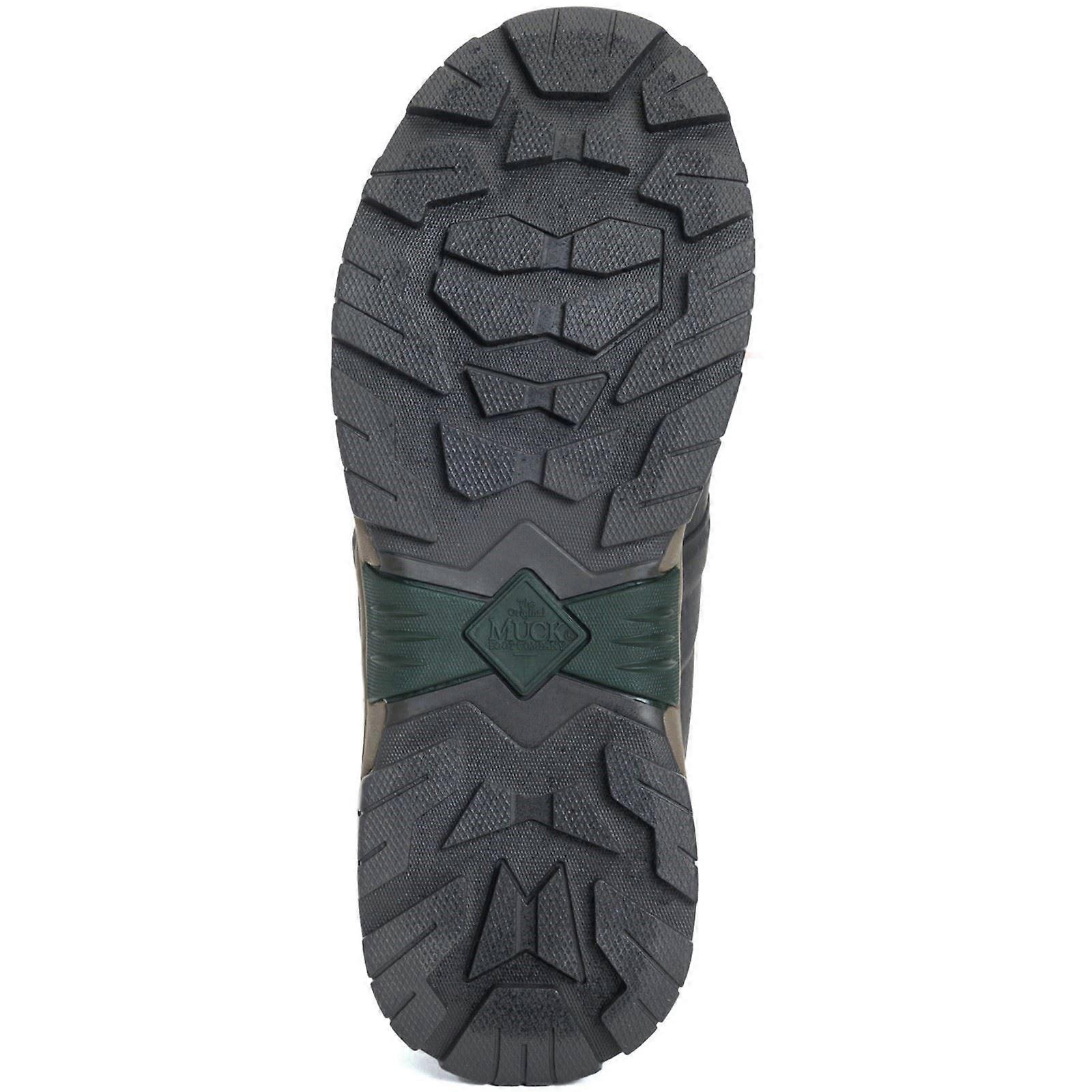 Bottes Muck Apex Mid Zip Wellingtons - Marron Foncé, Doublure Néoprène 5 Mm, Parfaites Pour Le Jardin Et La Rando