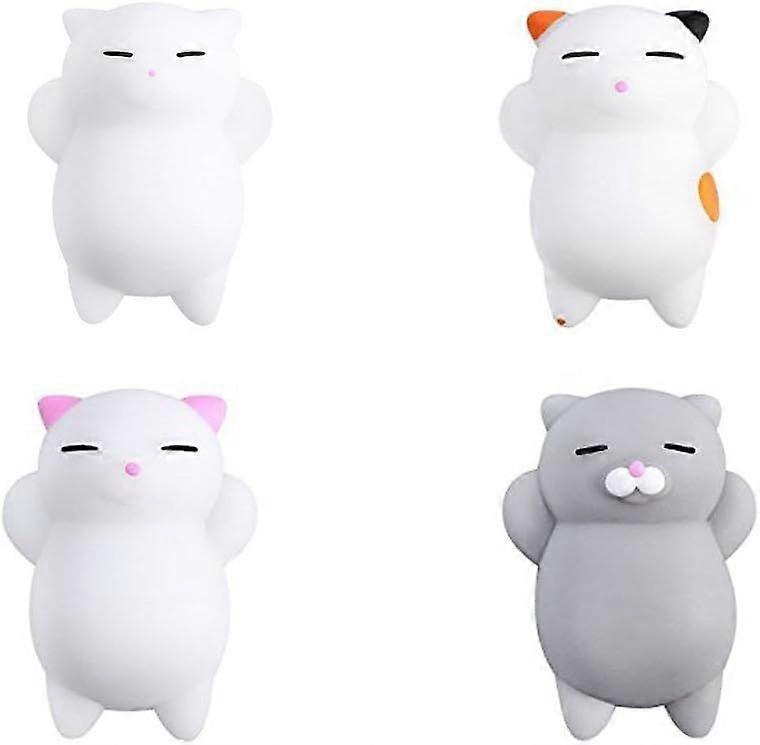抗压玩具 猫 Squishies 迷你猫挤压玩具 压力麻糬 卡哇伊 Squishies Squishy 卡哇伊挤压玩具