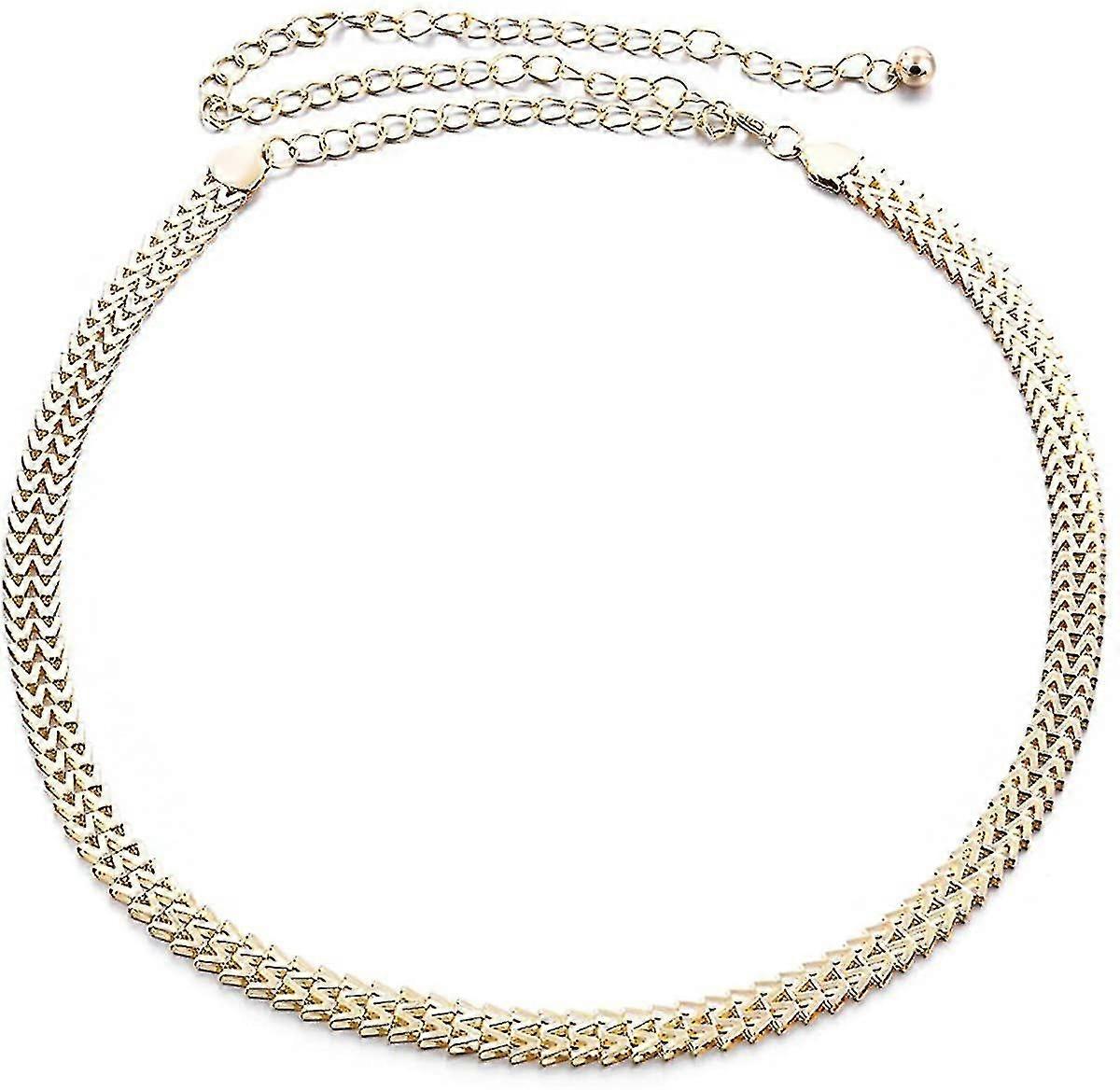 結婚式のためのドレスファッション合金ウエストベルトチェーンのための女性の金属ウエストバンドチェーンベルト