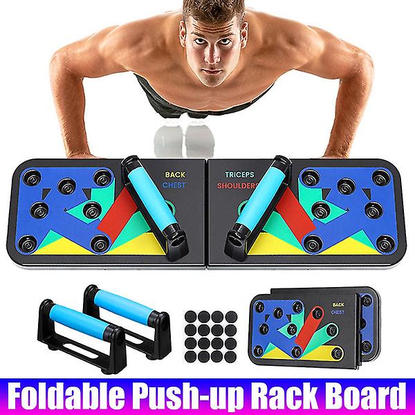 Haushalt Multifunktion Push Up Rack Board 12 in 1 Push Up Board Faltbare Fitnessgeräte Home Muscle Builder Männer