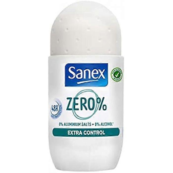 Déodorant - SANEX - ZERO % EXTRA-CONTROL - 50ml - Protection 48h - Sans allergènes, soin de la peau